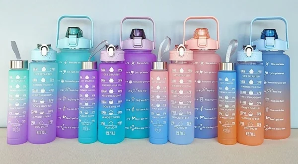 3-Piece Water Bottle Set