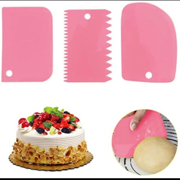 3-Piece Cake Scraper Set