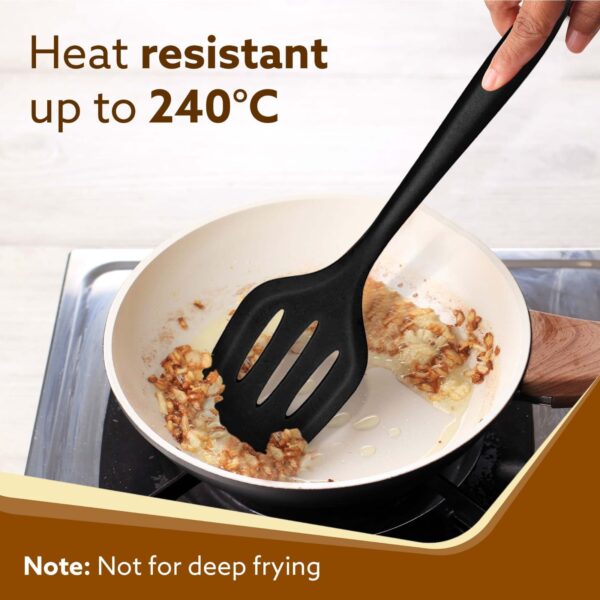 Black Silicone Spatula