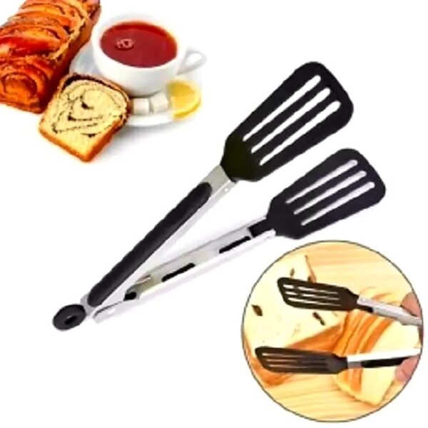 Non stick Silicone Tong (Chimta)